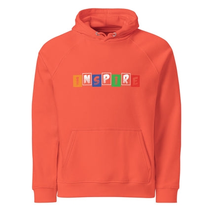 Sweat à capuche écologique Raglan unisexe - Inspire - pimp your tee