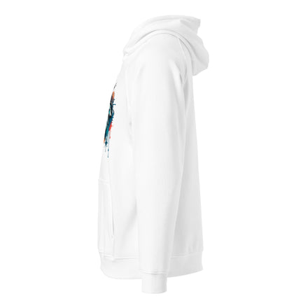 Sweat à capuche écologique Raglan unisexe - loup - pimp your tee