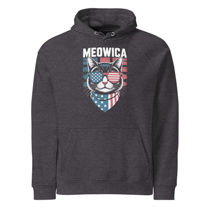 Sweat à capuche écologique Raglan unisexe - Meowica - pimp your tee