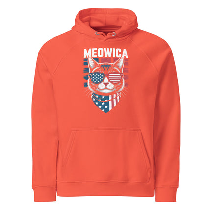 Sweat à capuche écologique Raglan unisexe - Meowica - pimp your tee