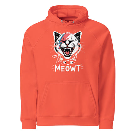 Sweat à capuche écologique Raglan unisexe - Meowt - pimp your tee