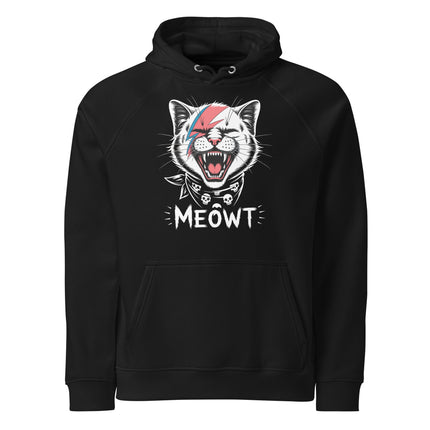 Sweat à capuche écologique Raglan unisexe - Meowt - pimp your tee