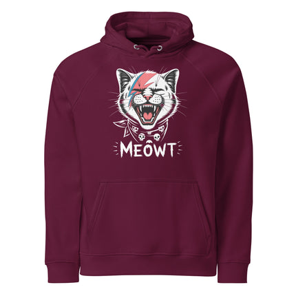 Sweat à capuche écologique Raglan unisexe - Meowt - pimp your tee