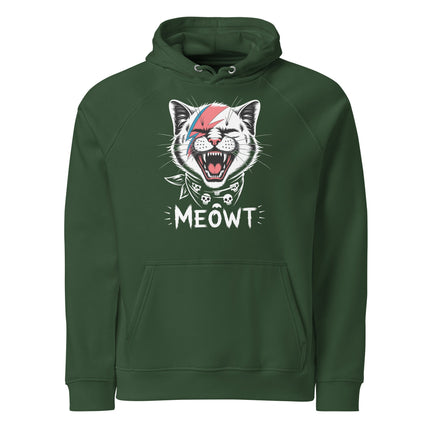 Sweat à capuche écologique Raglan unisexe - Meowt - pimp your tee