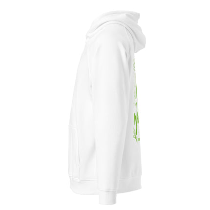 Sweat à capuche écologique Raglan unisexe - Mind is a warzone - pimp your tee