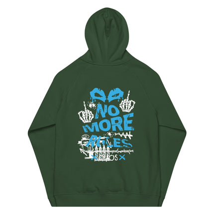 Sweat à capuche écologique Raglan unisexe - no more rules - pimp your tee