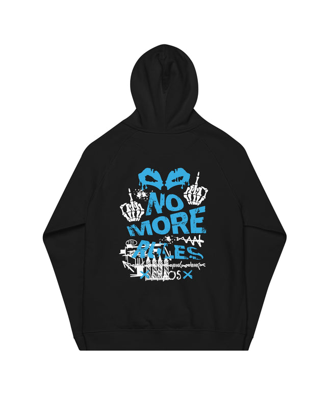 Sweat à capuche écologique Raglan unisexe - no more rules - pimp your tee