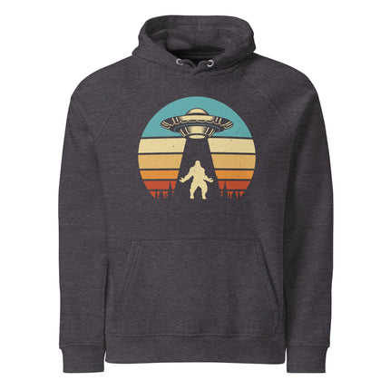 Sweat à capuche écologique Raglan unisexe - Ovnis 2 - pimp your tee