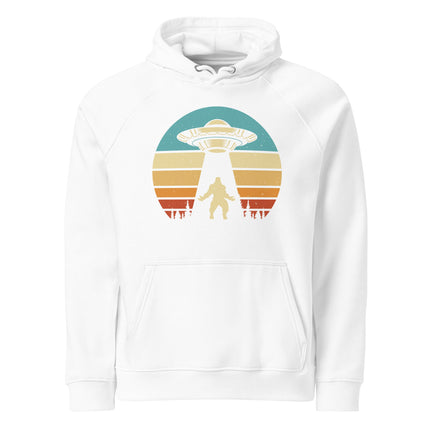 Sweat à capuche écologique Raglan unisexe - Ovnis 2 - pimp your tee