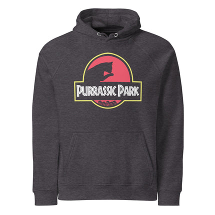 Sweat à capuche écologique Raglan unisexe - Purassic park - pimp your tee