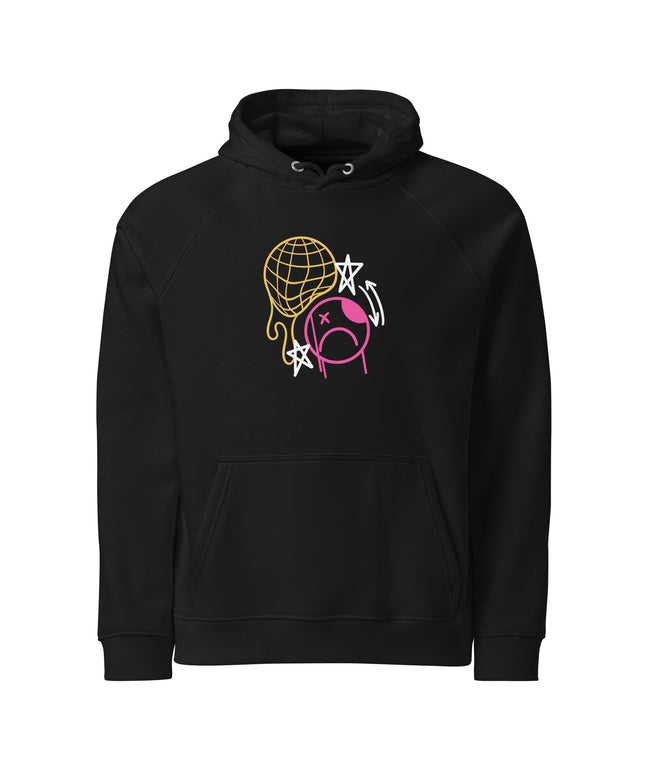 Sweat à capuche écologique Raglan unisexe - Realize your dream - pimp your tee