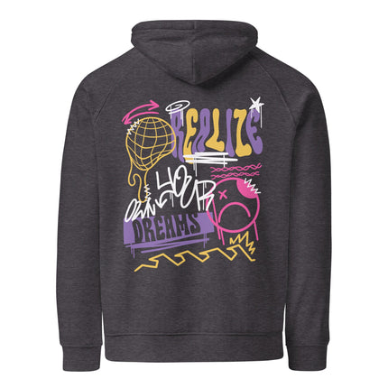 Sweat à capuche écologique Raglan unisexe - Realize your dream - pimp your tee