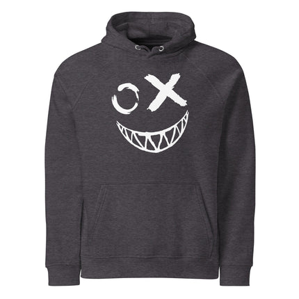 Sweat à capuche écologique Raglan unisexe - Smile - pimp your tee