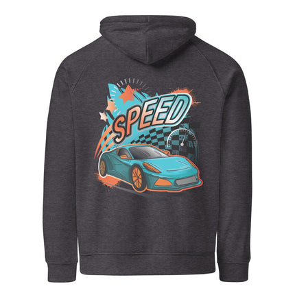 Sweat à capuche écologique Raglan unisexe - Speed - pimp your tee