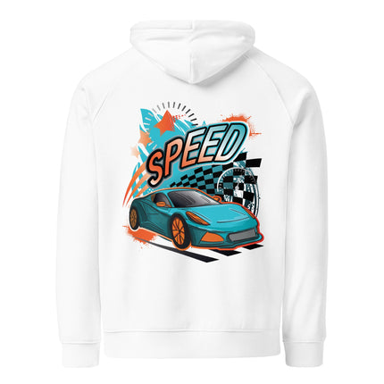 Sweat à capuche écologique Raglan unisexe - Speed - pimp your tee