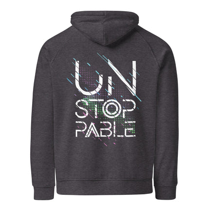 Sweat à capuche écologique Raglan unisexe - Unstoppable - pimp your tee