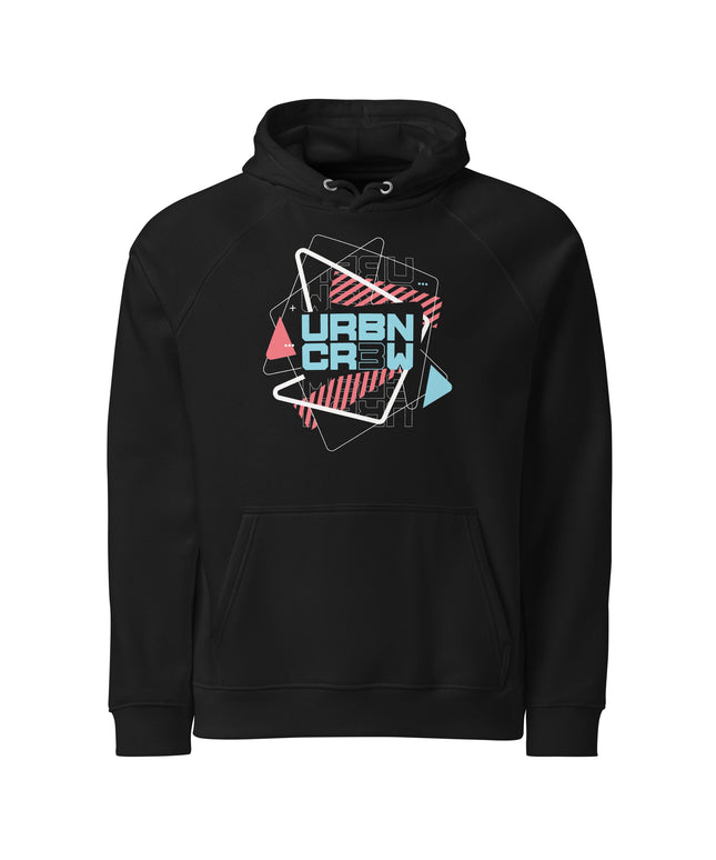 Sweat à capuche écologique Raglan unisexe - Urban Crew - pimp your tee