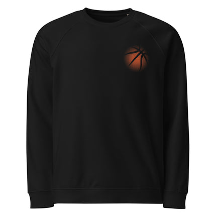 Sweatshirt écologique raglan unisexe Broderie - Basket - pimp your tee