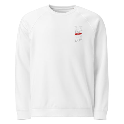 Sweatshirt écologique raglan unisexe Broderie - Be Fast - pimp your tee