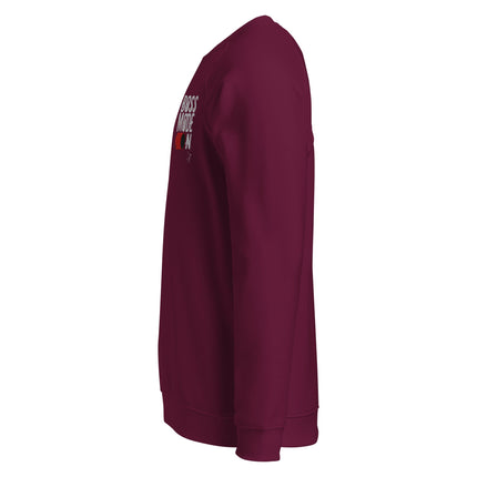 Sweatshirt écologique raglan unisexe Broderie - Boss mode on - pimp your tee