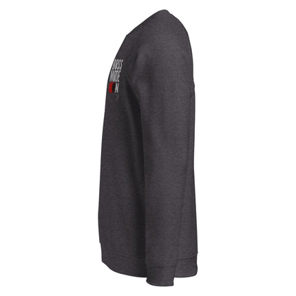 Sweatshirt écologique raglan unisexe Broderie - Boss mode on - pimp your tee