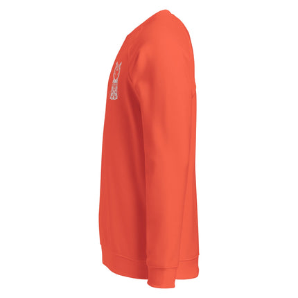 Sweatshirt écologique raglan unisexe Broderie - Cat futurism - pimp your tee