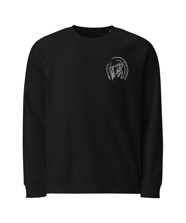 Sweatshirt écologique raglan unisexe Broderie - Marechal ferrant - pimp your tee