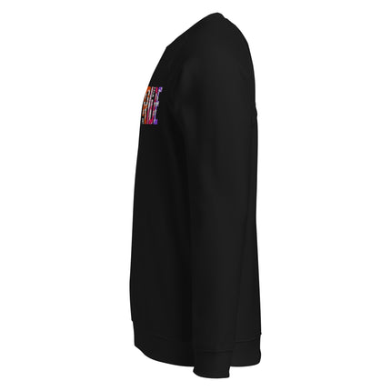 Sweatshirt écologique raglan unisexe Broderie - Ride - pimp your tee