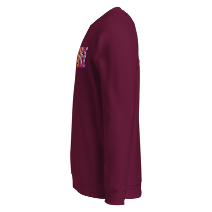 Sweatshirt écologique raglan unisexe Broderie - Ride - pimp your tee