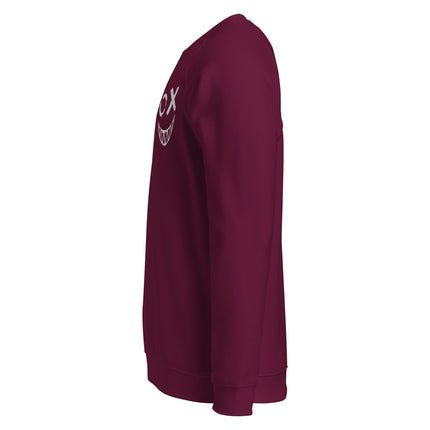 Sweatshirt écologique raglan unisexe Broderie - Smile 2 - pimp your tee