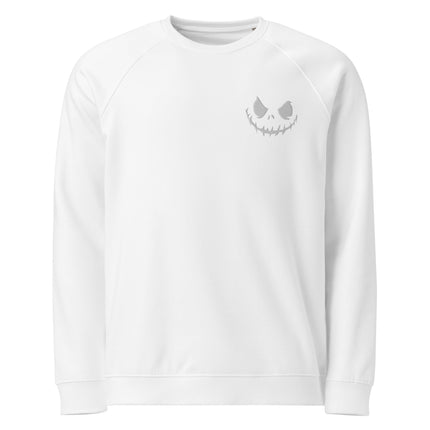 Sweatshirt écologique raglan unisexe Broderie - Smile - pimp your tee