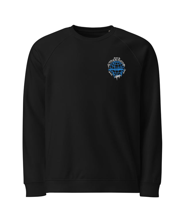 Sweatshirt écologique raglan unisexe Broderie - Street mode - pimp your tee