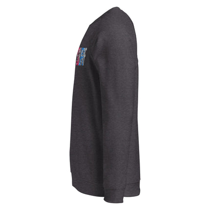 Sweatshirt écologique raglan unisexe Broderie - Surf - pimp your tee