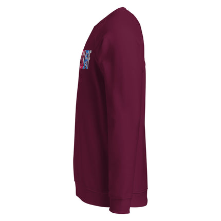 Sweatshirt écologique raglan unisexe Broderie - Surf - pimp your tee