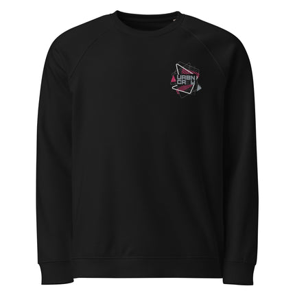 Sweatshirt écologique raglan unisexe Broderie - Urban Crew - pimp your tee