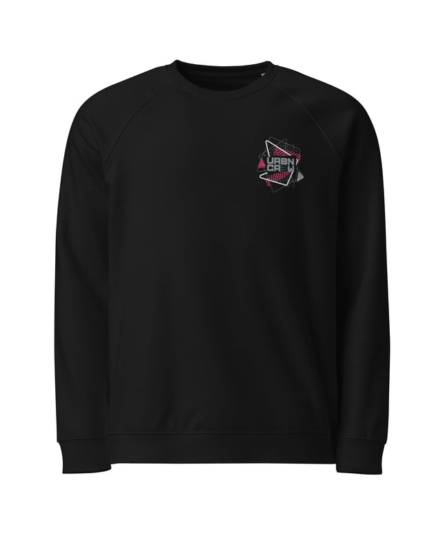 Sweatshirt écologique raglan unisexe Broderie - Urban Crew - pimp your tee