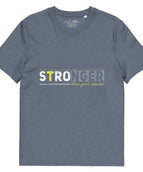 Dunkelmeliertes Blau