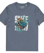 Dunkelmeliertes Blau