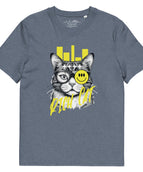 Dunkelmeliertes Blau