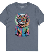 Dunkelmeliertes Blau