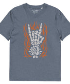 Dunkelmeliertes Blau