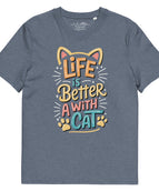 Dunkelmeliertes Blau