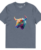 Dunkelmeliertes Blau