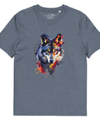 Dunkelmeliertes Blau