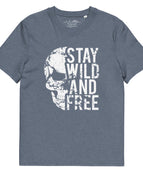 Dunkelmeliertes Blau