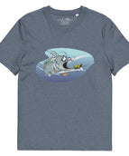 Dunkelmeliertes Blau