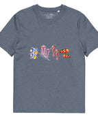 Dunkelmeliertes Blau