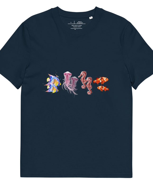 T-shirt unisexe en coton biologique - Marine life - pimp your tee