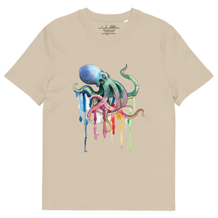 T-shirt unisexe en coton biologique - Pieuvre - pimp your tee