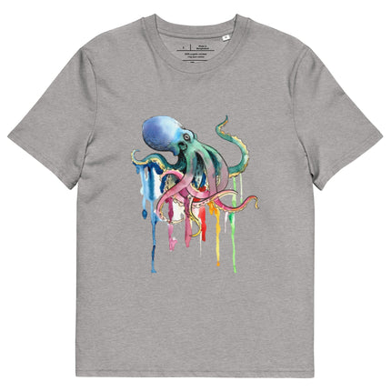 T-shirt unisexe en coton biologique - Pieuvre - pimp your tee